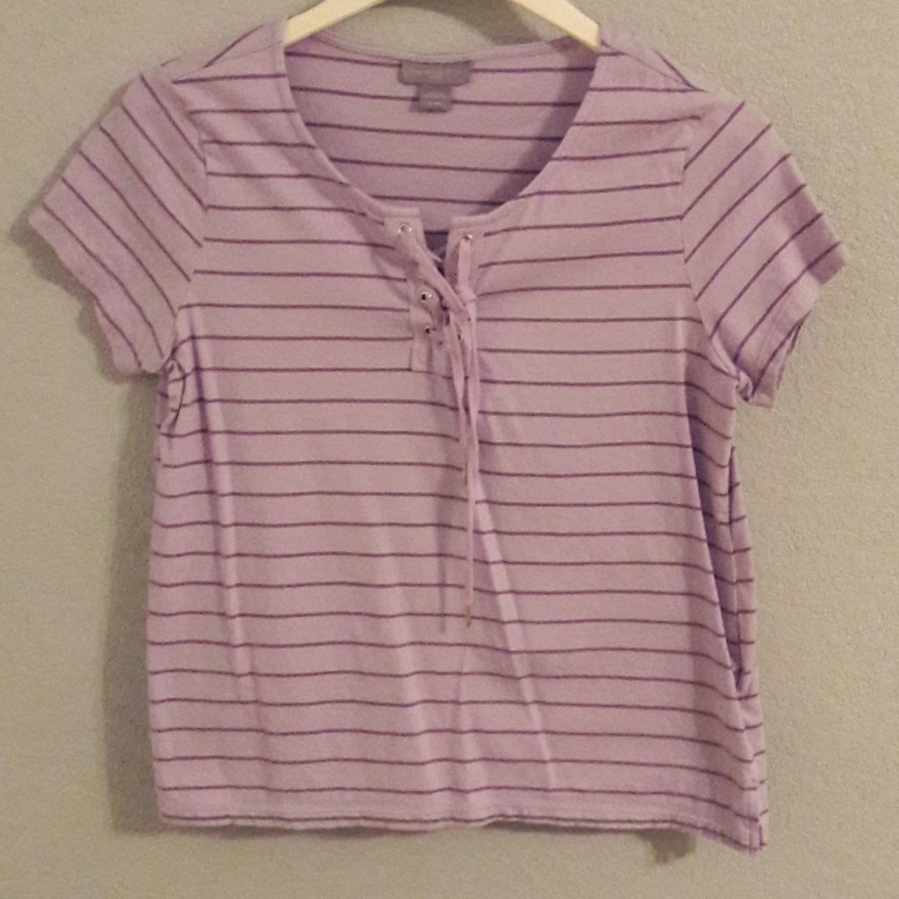 💎 2/$10 💎 Lavender Striped Top